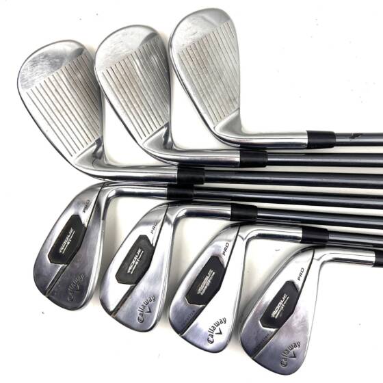 Callaway Rogue ST Pro Irons / 5-AW / Recoil 75 F3 Regular Flex
