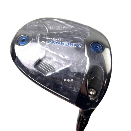 New Callaway Paradym AI Smoke Triple Diamond Driver / 9 Degree / Denali 70 X-Stiff Flex