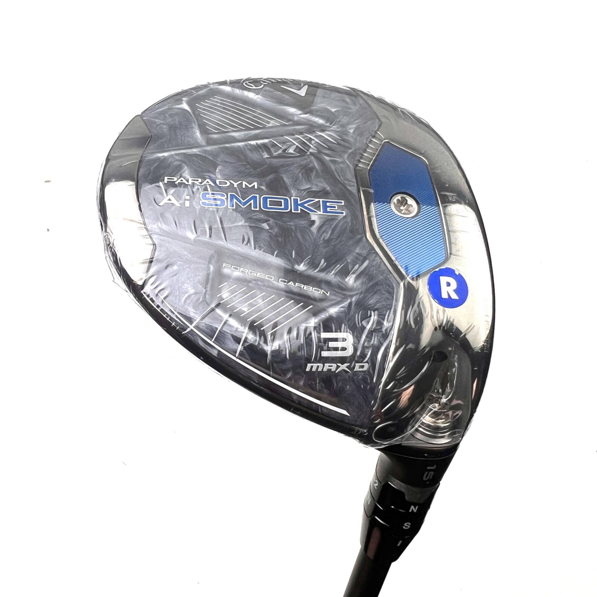 New Callaway Paradym AI Smoke Max D 3 Wood / 15 Degree / Cypher Fifty Regular Flex