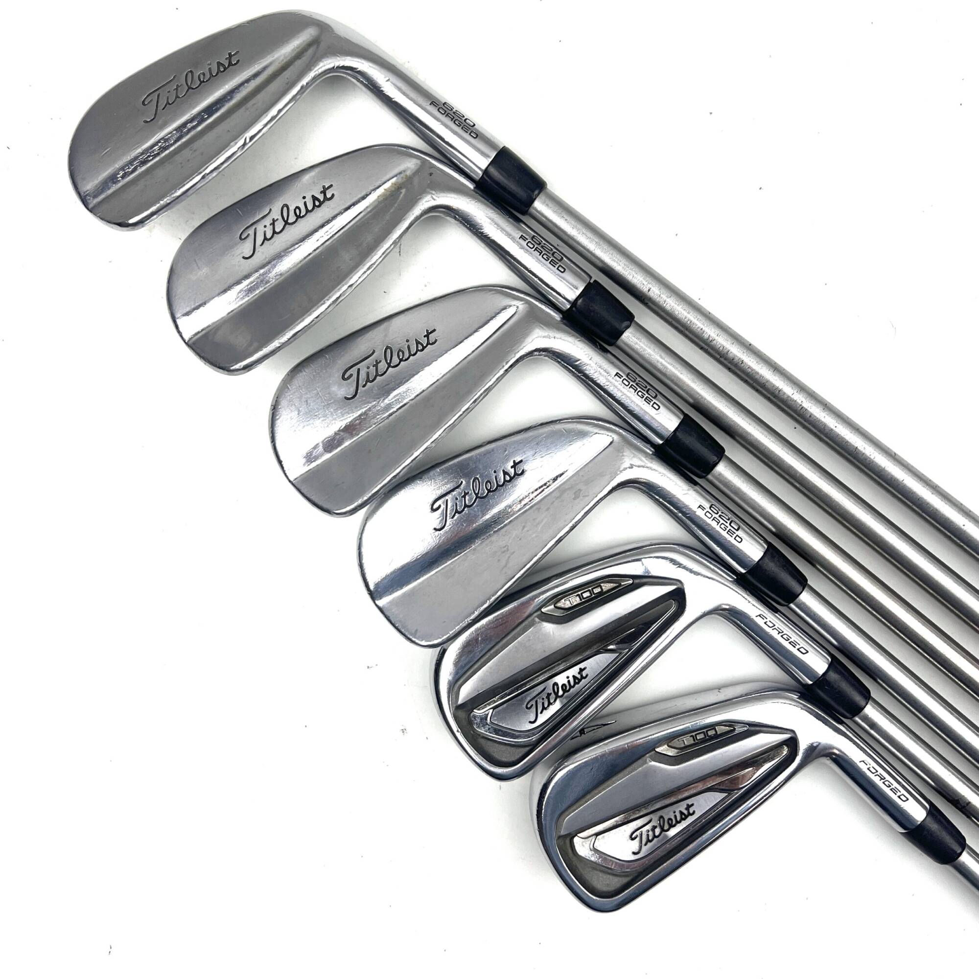 Titleist 620 MB/T100 Combo Set Irons / 4-9 / KBS Tour C-Taper 130