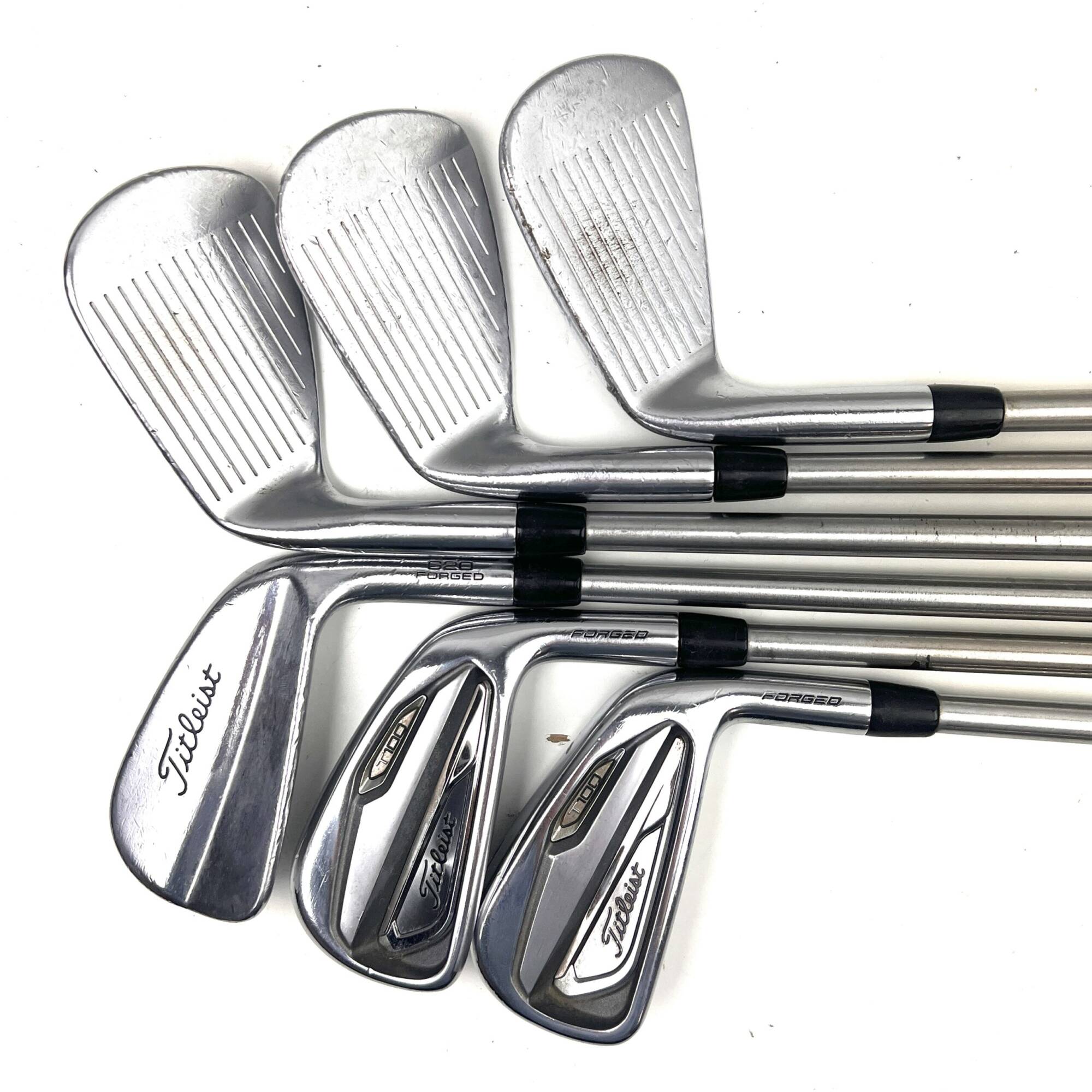 Titleist 620 MB/T100 Combo Set Irons / 4-9 / KBS Tour C-Taper 130