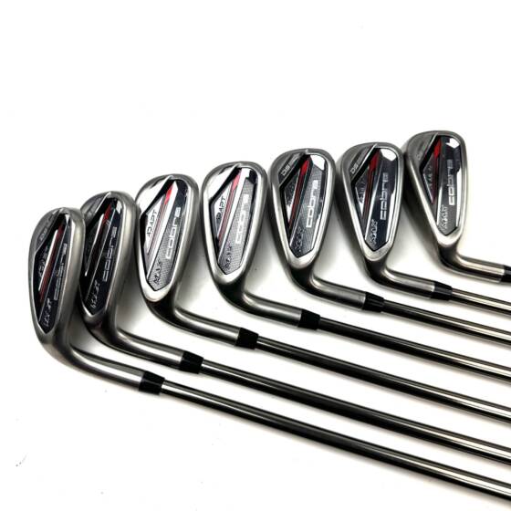 Left Handed Cobra DS-Adapt Irons / 6-SW + GW / Recoil ESX 480 Senior Flex