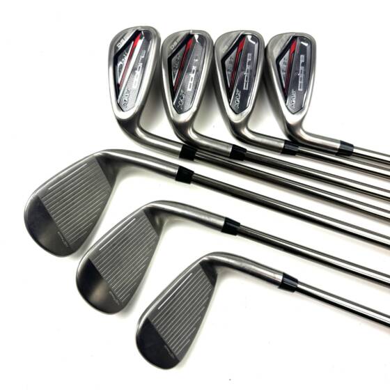 Left Handed Cobra DS-Adapt Irons / 6-SW + GW / Recoil ESX 480 Senior Flex