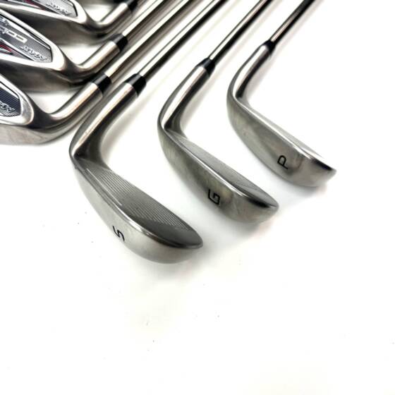 Left Handed Cobra DS-Adapt Irons / 6-SW + GW / Recoil ESX 480 Senior Flex