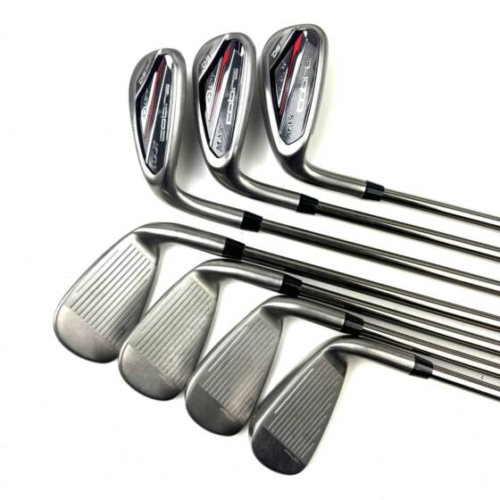 Left Handed Cobra DS-Adapt Irons / 6-SW + GW / Recoil ESX 480 Senior Flex