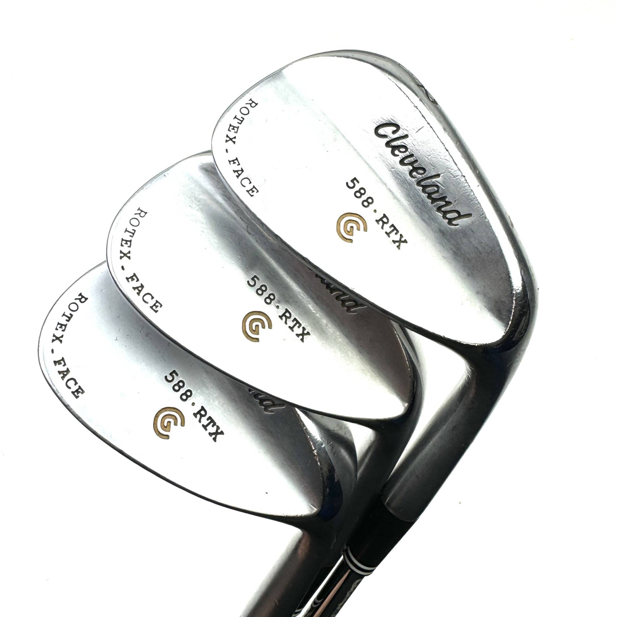 Cleveland 588 RTX Wedge Set / 52, 56, 60 Degree / Dynamic Gold Wedge Flex