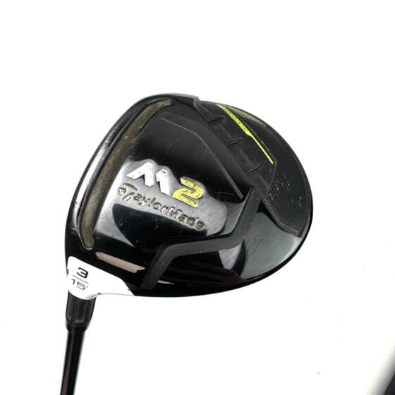 Left Handed Taylormade M2 2017 3 Wood / 15 Degree / REAX 55 Regular Flex