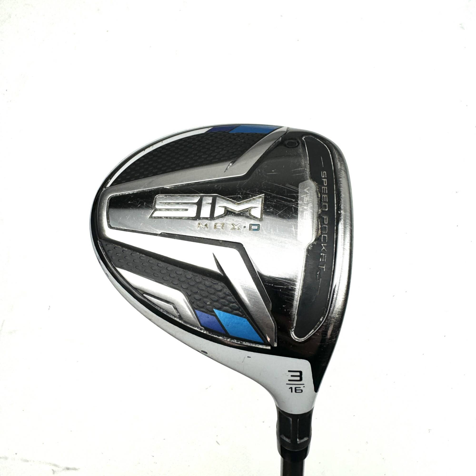 Taylormade Sim Max D 3 Wood / 16 Degree / Helium 4F2 Senior Flex