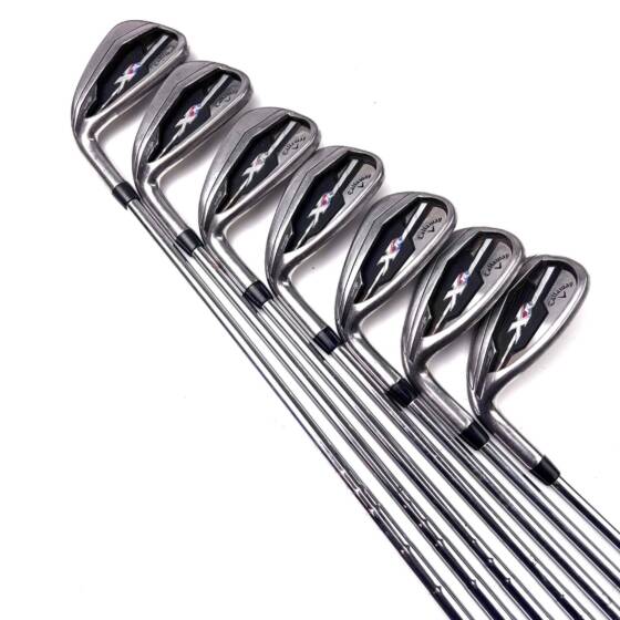 Left Handed Callaway XR Irons / 5-AW / XP 95 S300 Stiff Flex
