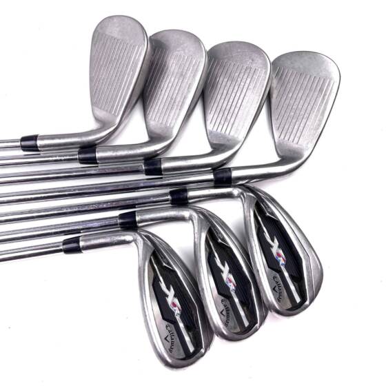 Left Handed Callaway XR Irons / 5-AW / XP 95 S300 Stiff Flex