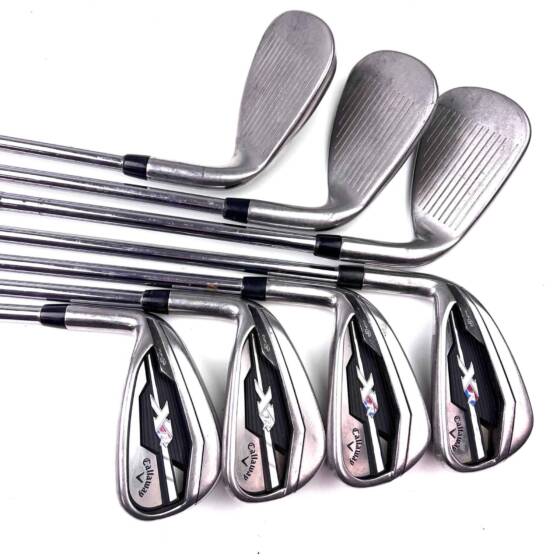 Left Handed Callaway XR Irons / 5-AW / XP 95 S300 Stiff Flex