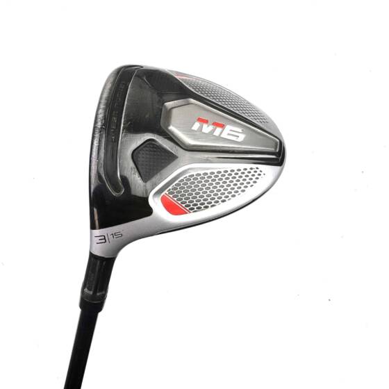 Left-Hand Taylormade M6 3 Wood / 15 Degree / Atmos Stiff Flex