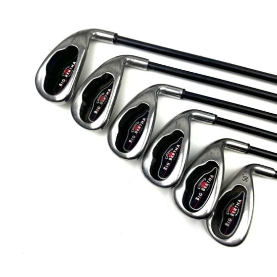 Callaway Big Bertha Irons / 6-GW / RCH 75 Senior Flex