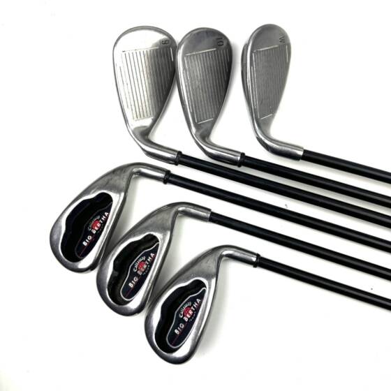 Callaway Big Bertha Irons / 6-GW / RCH 75 Senior Flex