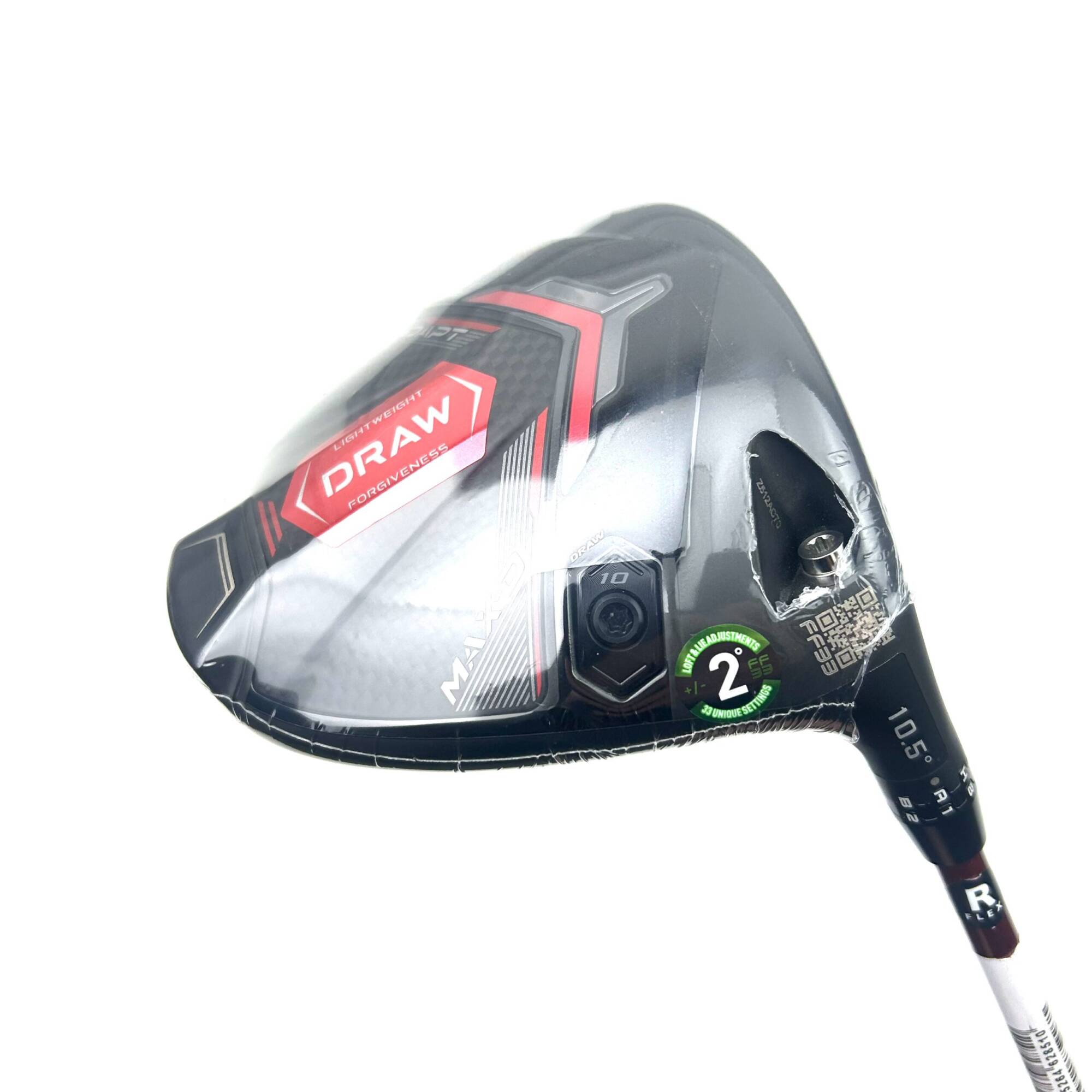 New Cobra DS-Adapt Max-D Driver / 10.5 Degree / Denali Red 50 Regular Flex