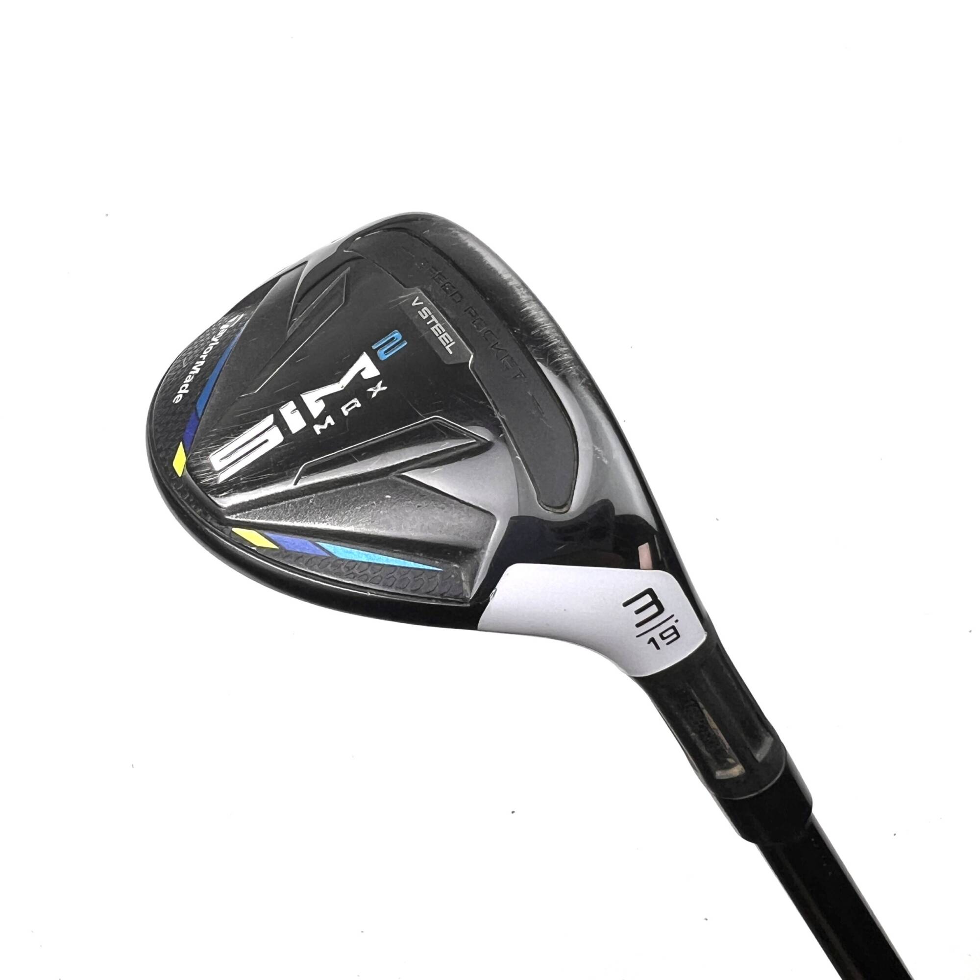 Taylormade Sim2 Max 3 Hybrid / 19 Degree / Tensei Raw Blue AV Series 70 Regular Flex