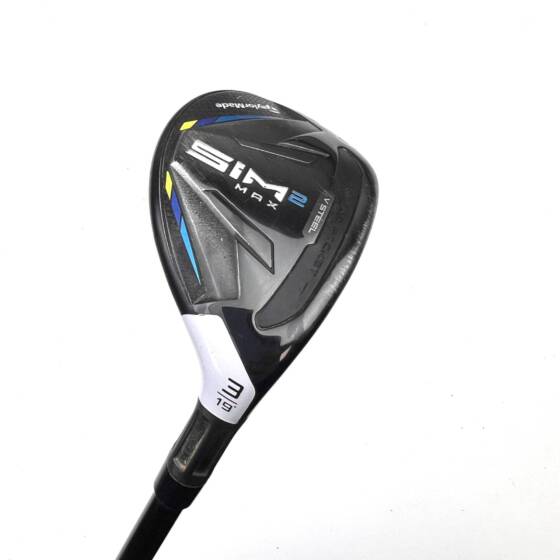Taylormade Sim2 Max 3 Hybrid / 19 Degree / Tensei Raw Blue AV Series 70 Regular Flex