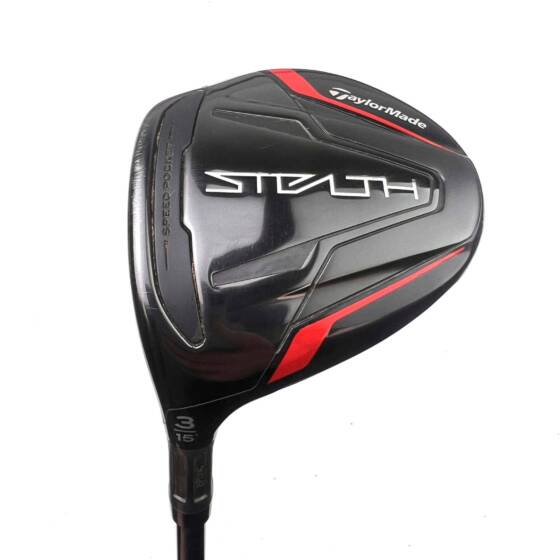 Left Handed Taylormade Stealth 3 Wood / 15 Degree / Ventus 6S Stiff Flex