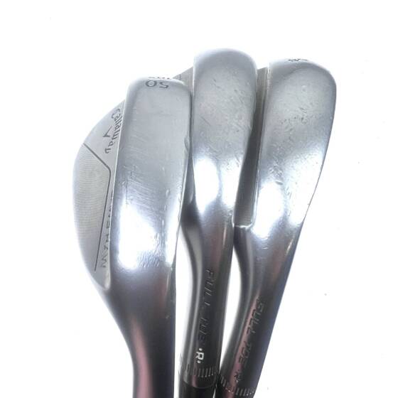 Callaway Jaws Wedges / 50, 54 & 58 Degree / Dynamic Gold Spinner Tour Issue Stiff Flex