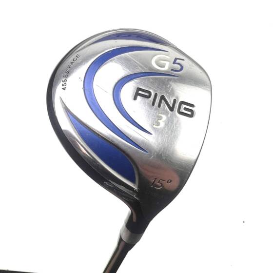 Ping G5 3 Wood / 15 Degree / Aldila NVS 75 Stiff Flex