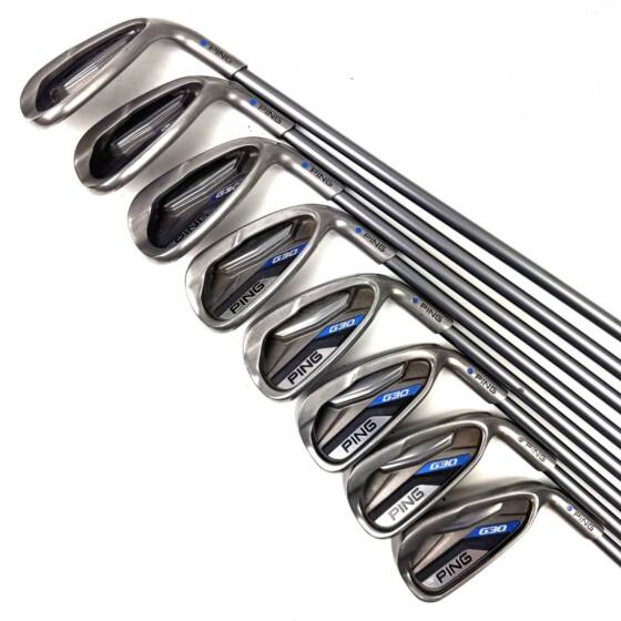 Ping G30 Irons / 5-PW+UW / TFC 419 Senior Flex
