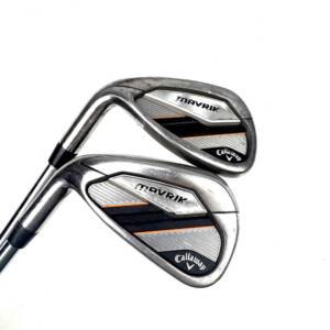 Left Handed Callway Mavrik Irons / 5-PW+AW / Dynamic Gold S300 Stiff Flex