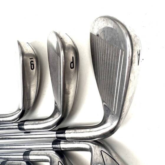 Left Handed Callway Mavrik Irons / 5-PW+AW / Dynamic Gold S300 Stiff Flex