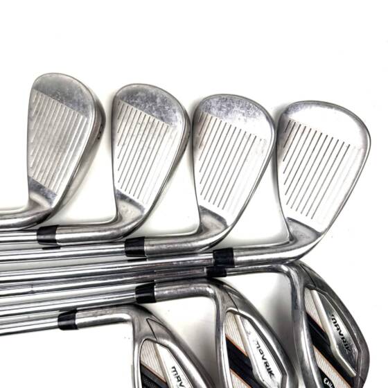 Left Handed Callway Mavrik Irons / 5-PW+AW / Dynamic Gold S300 Stiff Flex