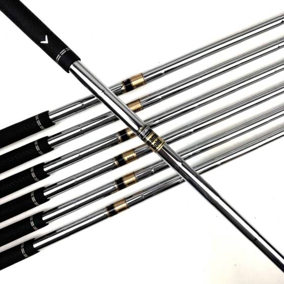 Left Handed Callway Mavrik Irons / 5-PW+AW / Dynamic Gold S300 Stiff Flex