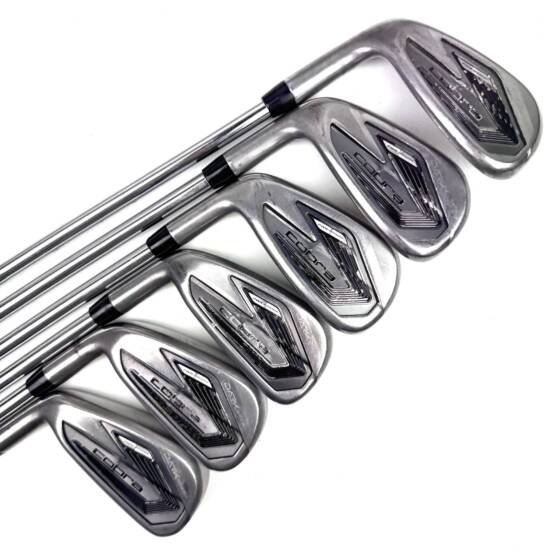 Left Handed Cobra Darkspeed Irons / 5-PW / KBS Tour 110 Regular Flex