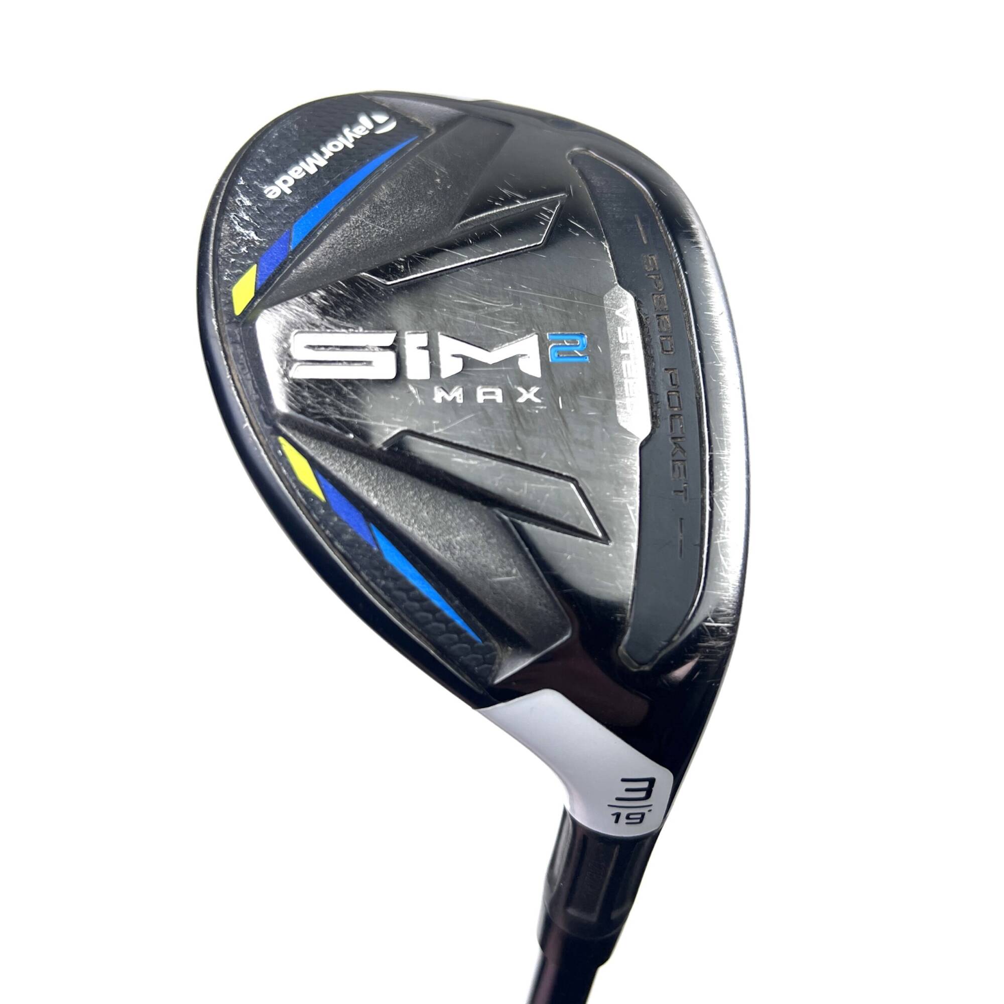 Taylormade Sim2 Max 3 Hybrid / 19 Degree / Ventus 7 Stiff Flex