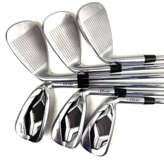 Ping G430 Irons / 6-PW + 50 Degree / Elevate MPH Regular Flex