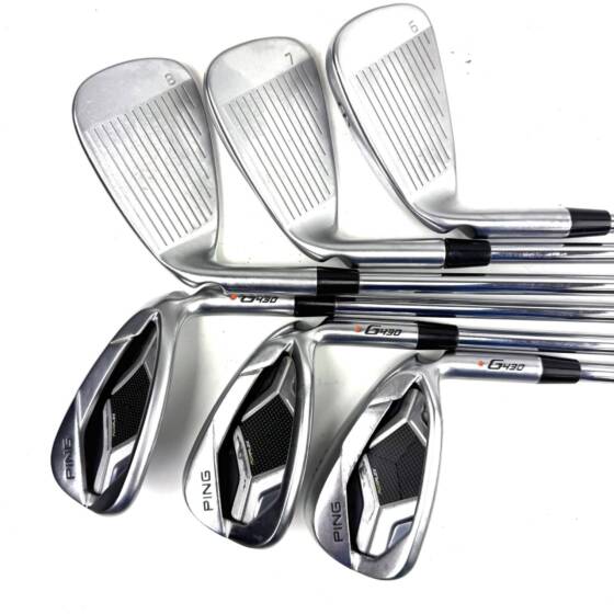 Ping G430 Irons / 6-PW + 50 Degree / Elevate MPH Regular Flex