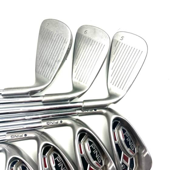 Left Handed Ping G15 Irons / 5-SW / AWT Regular Flex