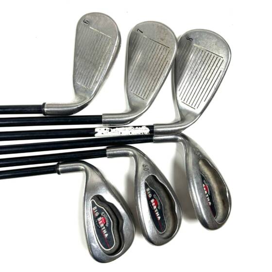 Left Handed Callaway Big Bertha 2002 Irons / 6-SW / RCH 75 Regular Flex