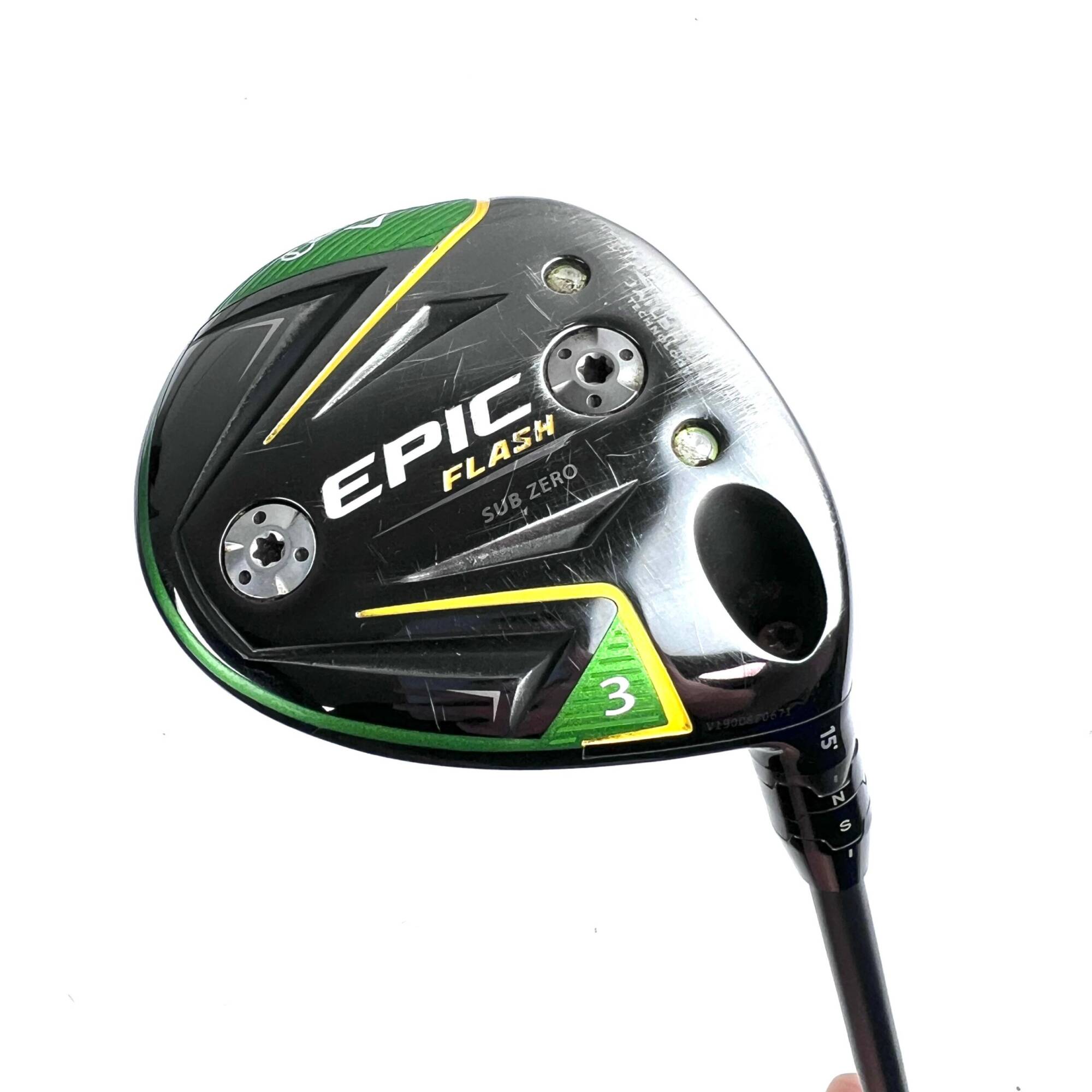 Callaway Epic Flash Sub Zero 3 Wood / 15 Degree / Hzrdus Smoke Stiff Flex