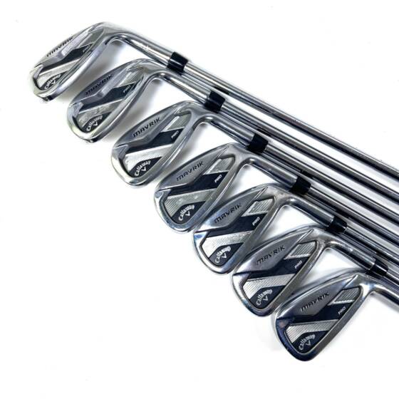 Callaway Mavrik Pro Irons / 5-PW+AW / Elevate 105 Stiff Flex