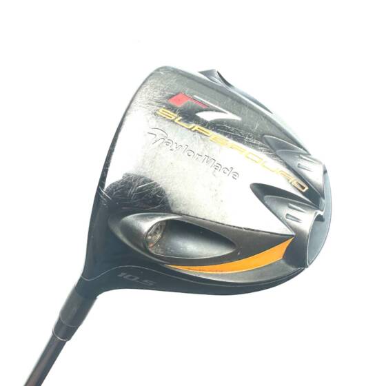 Left Handed Taylormade R7 Superquad Driver / 10.5 Degree / Fujikura Stiff Flex