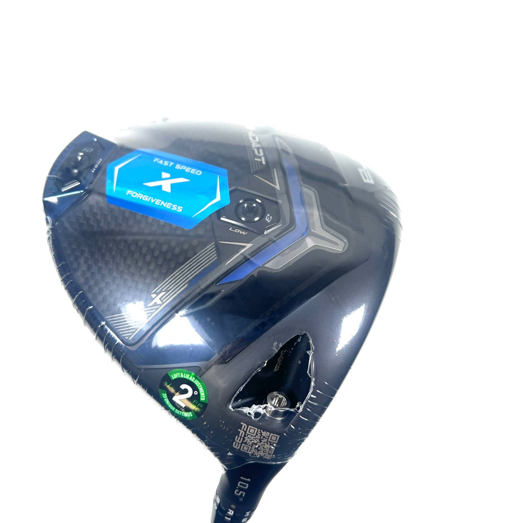 New Cobra DS-Adapt X Driver / 10.5 Degree / Denali Blue 60 Regular Flex