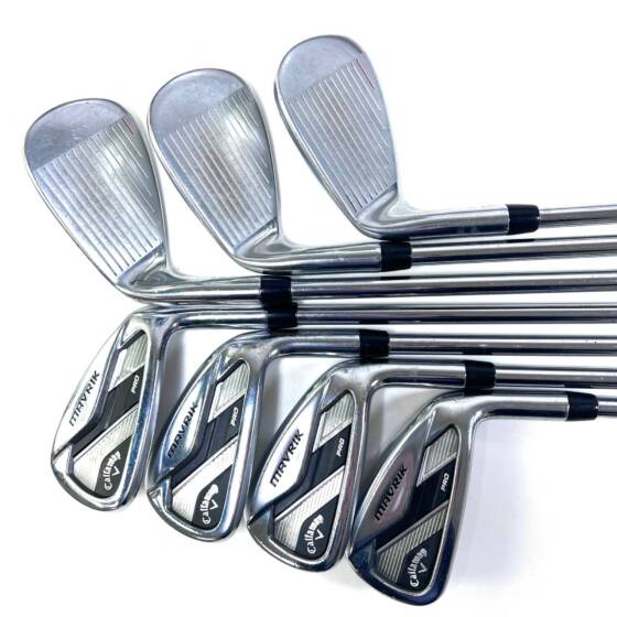 Callaway Mavrik Pro Irons / 5-PW+AW / Elevate 105 Stiff Flex
