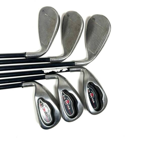 Left Handed Callaway Big Bertha 2002 Irons / 6-SW / RCH 75 Regular Flex