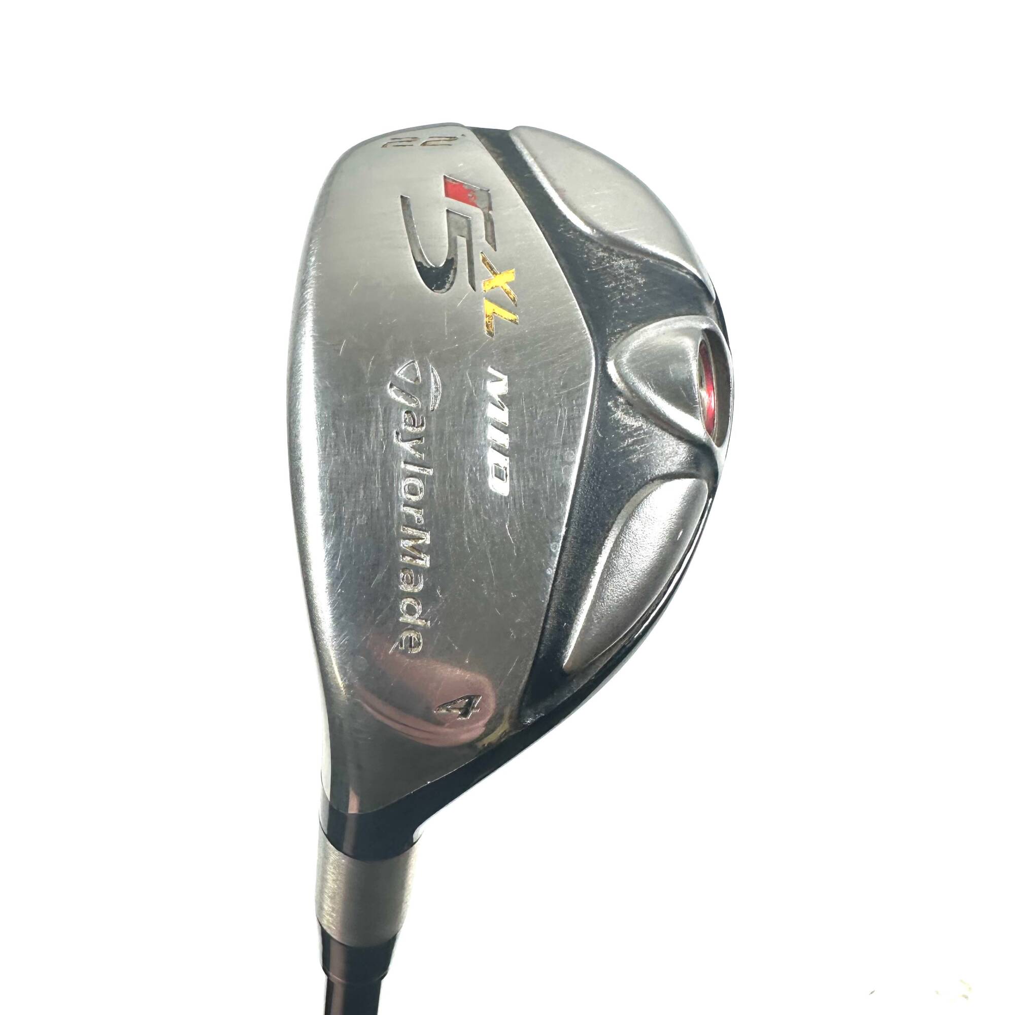 Left Handed Taylormade R5 XL Mid 4 Hybrid / 22 Degree / Hyperlite Regular Flex