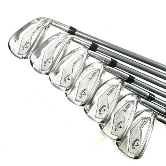 Callaway Elyte Irons / 7-SW+GW+AW / Denali 55 Senior Flex