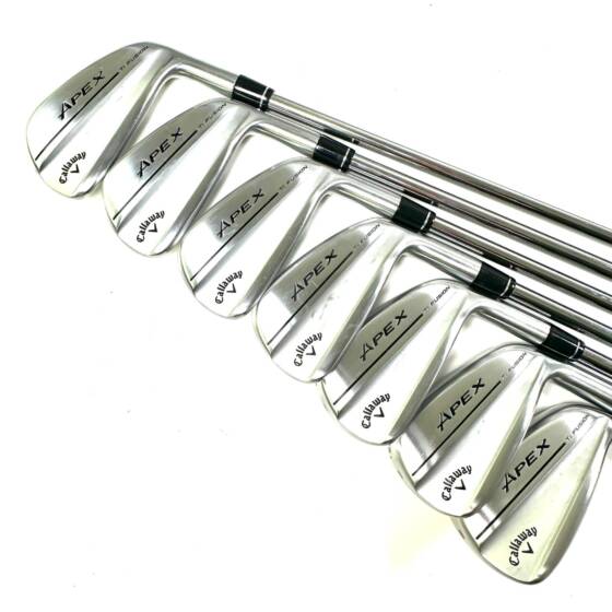 Callaway Apex TI Fusion Irons / 4-PW / Dynamic Gold Mid 100 S300 Stiff Flex