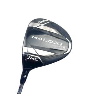 Left Handed Cleveland Gliderail Halo XL Lite 3 Wood / 16 Degree / Ascent 40 Senior Flex