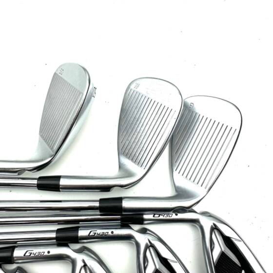 Left Handed Ping G430 Irons / 5-PW + 50 Degree / Elevate MPH 95 Regular Flex