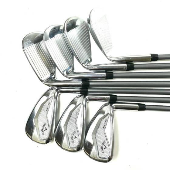 Callaway Elyte Irons / 7-SW+GW+AW / Denali 55 Senior Flex