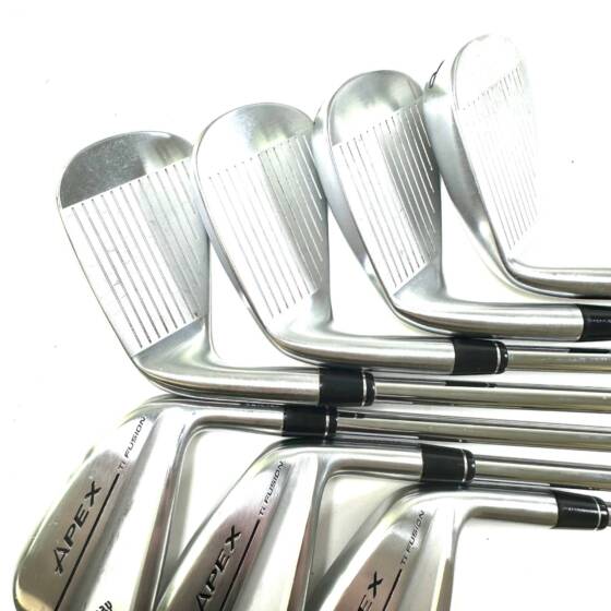 Callaway Apex TI Fusion Irons / 4-PW / Dynamic Gold Mid 100 S300 Stiff Flex