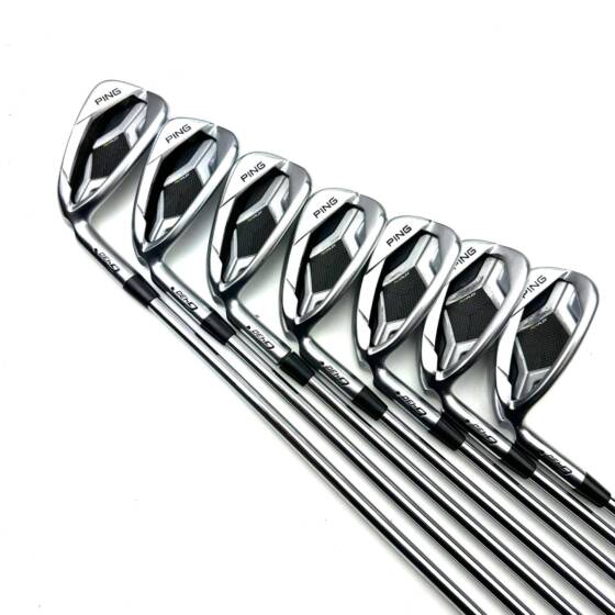 Left Handed Ping G430 Irons / 5-PW + 50 Degree / Elevate MPH 95 Regular Flex