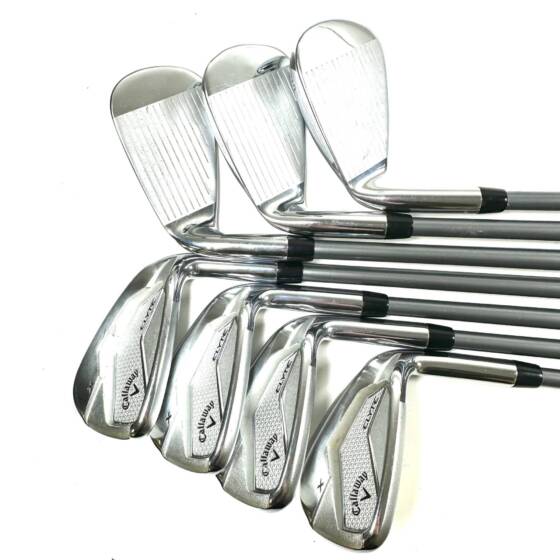 Callaway Elyte Irons / 7-SW+GW+AW / Denali 55 Senior Flex